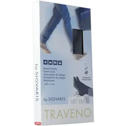 Sigvaris Traveno Reisesocken A-D Größe 3 40-41 Schwarz