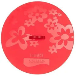 Kochblume Frischhaltedeckel FrischFIXX, mit Saugeffekt rot Ø 18 cm
