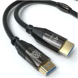 JAMEGA 2.0 HDMI 4K Kabel Ultra HighSpeed 18Gbit/s Ethernet 3D FULL HD U-HD HDMI-Kabel, HDMI 2.0, HDMI Typ-A-Stecker auf HDMI Typ-A-Stecker (50 cm) schwarz