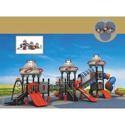 JVmoebel Spielturm Spielplatz Robotern Turm Rutsche Outdoor Freizeit Maßfertigung, Made in Europa bunt