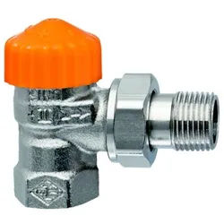 IMI Heimeier Eclipse Thermostatventil 393102000 Eck 1/2", Rotguss vernickelt