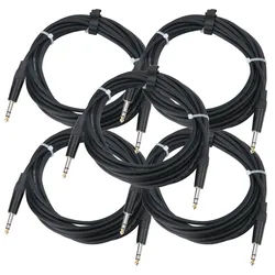 Pronomic Stage INSTS-6 Klinkenkabel 6 m Stereo 5x Set