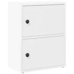 vidaXL Bücherregal NA Bücherregal Weiß 40x24x52 cm Spanplatte weiß