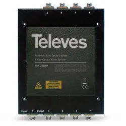 Televes OVT8N, Kabelsplitter, Schwarz, 1 Stück(e)