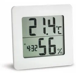 TFA Digitales Thermo-Hygrometer 30.5033.02, weiß