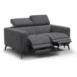 RELAXSOFA MORELLO 2-Sitzer, dunkelgrau, 2 x Relax Zero Gravity