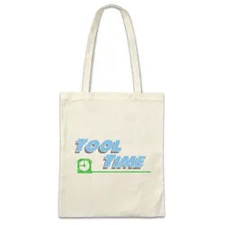 Urban Backwoods Beuteltasche Tool Time Stofftasche Home Tim Logo Symbol Taylor TV Series Hör Da Mal (1-tlg), Wer Hämmert Kult beige