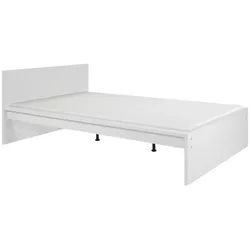 Mid.you Bett , Weiß , Holzwerkstoff , 120x200 cm , für Lattenrost geeignet , Schlafzimmer, Komplette Schlafzimmer und Serien, Schlafzimmerserien