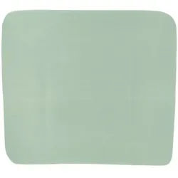 Meyco Baby Wickelauflagenbezug Uni Stone Green (1-tlg), 85x75cm grau