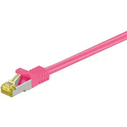 Goobay 120x Goobay 91596 RJ45 Patchkabel CAT 6A S/FTP (PiMF), 500 MHz mit CAT Netzwerkkabel