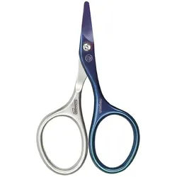 Niegeloh Solingen Babyschere Inox style Titanium, stahlblau, selbstsch. 1 St