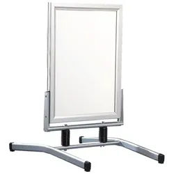 Franken Kundenstopper »Outdoor Plus BS1308« A1 grau, 73x115x105 cm