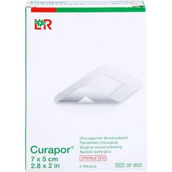 CURAPOR WUNDVERB ST 7X5CM 5 St