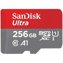 SANDISK MicroSDXC-Speicherkarte Ultra A1 256GB inkl. SD-Adapter