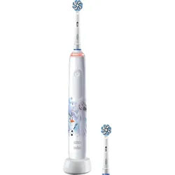 ORAL-B Pro Junior 6+ Frozen Elektrische Kinderzahnbürste Weiß, Reinigungstechnologie: Oszillierend / Rotierend (2D)