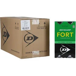 Dunlop Tennisbälle Fort Allcourt TS Dose 18x4er Karton (9x 2er Bi-Pack)