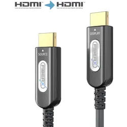 FiberX Serie - HDMI 4K Gepanzertes Glasfaser Extender Kabel - 50m