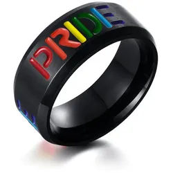 Order & Smile Schmuck Fingerring LGBT Ring Pride: Regenbogen Schmuck 68