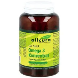 Omega 3 Konzentrat aus Fischöl 1000 mg Kapseln