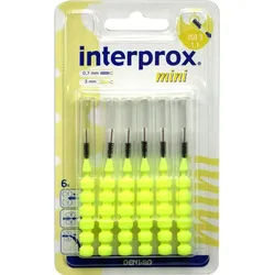 Interprox Reg Mini Gelb Interdentalbürste Blister 6 ST