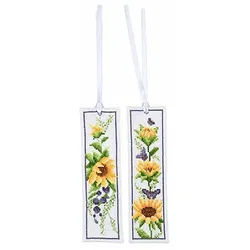 Lesezeichen "Sonnenblumen", 2er-Set