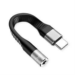 ROLINE Adapter USB Typ C - 3,5mm Audio Computer-Adapter USB Typ C (USB-C) Männlich (Stecker) zu Klinke 3,5 mm, 3-polig Stereo (Mini-Klinke) Weiblich (Buchse), 10.0 cm, ST/BU schwarz