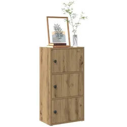 vidaXL Regal NA Bücherregal Artisan-Eiche 40x24x77 cm Spanplatte braun