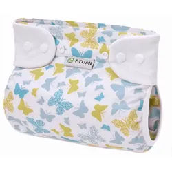 T-Tomi Orthopädisches Spreizh√∂schen für breites Wickeln - druckkn√∂pfe Butterflies (5-9 kg) 1 St