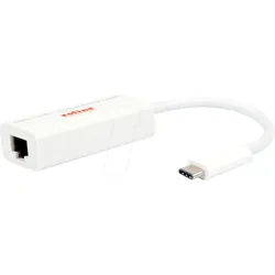 ROLINE 12021109 - Netzwerkkarte, USB-C, Gigabit Ethernet, 1x RJ45
