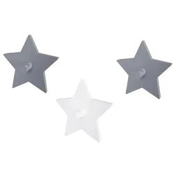 roba® Dekohaken Little Stars, (3-St) grau