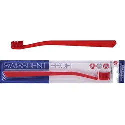 Swissdent Pflege ZahnbuerstenSoft-MediumProfi Colours Zahnbürsten Rot 1 Stk.
