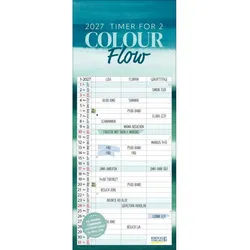 Korsch Verlag Familienkalender Timer for 2 Colourflow 2027