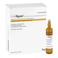 Unilipon 600 Infusionslösungskonzentrat