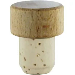 Griffkork 12 tlg., mit Holzkopf