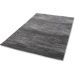 Teppich ASTRA "Savona 201" Gr. 2, grau (anthrazit, grau), B:80cm H:20mm L:150cm, Kunstfaser, Teppiche, Teppich, Wohnzimmer