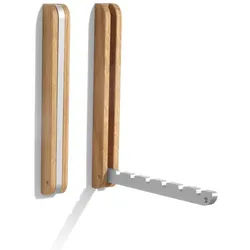 Wandhaken Caritas Wendelstein Caritas Wendelstein braun, Designer Sabine Meyer, 24x2.5x24 cm ausgeklappt; 2.5 cm