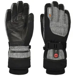 30seven Skihandschuhe beheizte Handschuhe, extra warm - grau 7,4V Set inkl. 2 Akkus & Doppelladegerät grau 12-XXL