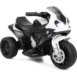 Costway Kindermotorrad BMW 6V Schwarz , Kunststoff , 37x44x66 cm , Spielzeug, Spielzeugautos