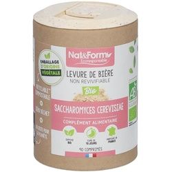 Nat & Form Ecocert® Nicht wiederbelebbare Bierhefe Bio