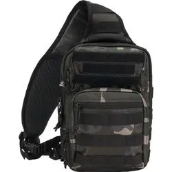 Brandit US Cooper Sling Rucksack, schwarz-grau für Männer