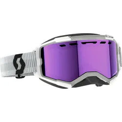 Scott Fury Weiße Ski Brille, weiss-lila für Männer