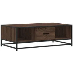 vidaXL Couchtisch NA Couchtisch Braun Eichen-Optik 100x57x35 cm Spanplatte Metall braun