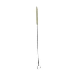 Waldkraft Trinkhalmbürste, 24 cm, Ø 0,6 cm, Langlebige Universalbürste für den alltäglichen Gebrauch, Drahtbürste mit Borsten aus Baumwolle