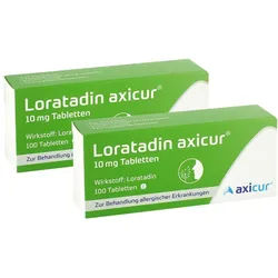 Loratadin axicur 10 mg Tabletten