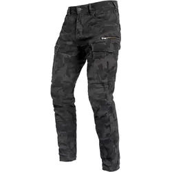 John Doe Stroker Cargo XTM Motorrad Textilhose, mehrfarbig, Größe 38 für Männer