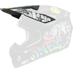 Oneal 3SRS Rancid Kinder Helmschirm, schwarz-weiss