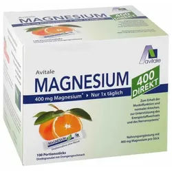 Magnesium 400 Direkt Orange zum Erhalt der Muskelfunktion 100X2.1 g