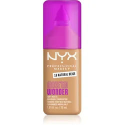NYX Professional Makeup Make ‘Em Wonder leichtes mattierendes Make-up Farbton 16 Natural Beige 30 ml