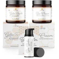 Anti-Aging-Set XL| Bee Cream (Bienengiftsalbe) + Gelée Royale BeeBalm Set 3 St Unisex