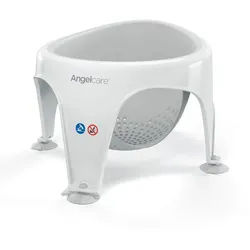 Angelcare® Badesitz Angelcare Badering Badesitz rund mit Soft-Touch Sitzfläche Light grey